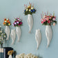 Simple Modern Creative Wall Ceramic Goldfish Vase Restaurant Mural Wall Hanging Three-Dimensional Wall Decoration