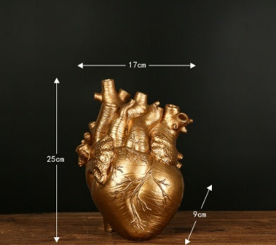 "Heart-Shaped Nordic Style Flower Vase – Artistic Desktop Plant Pot & Home Décor Ornament, Perfect Gift"