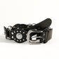 "Vintage Riveted Metal Buckle Belt – Punk Hip Hop Fashion for Men & Women"