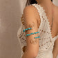 "Gravel Beaded Adjustable Opening Bracelet"
