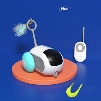 "Remote Control Interactive Cat Car Toy – USB Rechargeable, Automatic Self-Moving Smart Pet Toy"