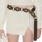 "Vintage Riveted Metal Buckle Belt – Punk Hip Hop Fashion for Men & Women"