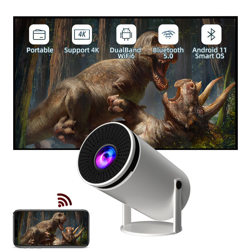 "HY300 Barrel Machine Smart AnzhuoHD Projector Screen – Home Recommended Projection System"