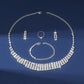 "Claw Chain 4-Piece Jewelry Set – Necklace, Bracelet, Earrings & Ring"