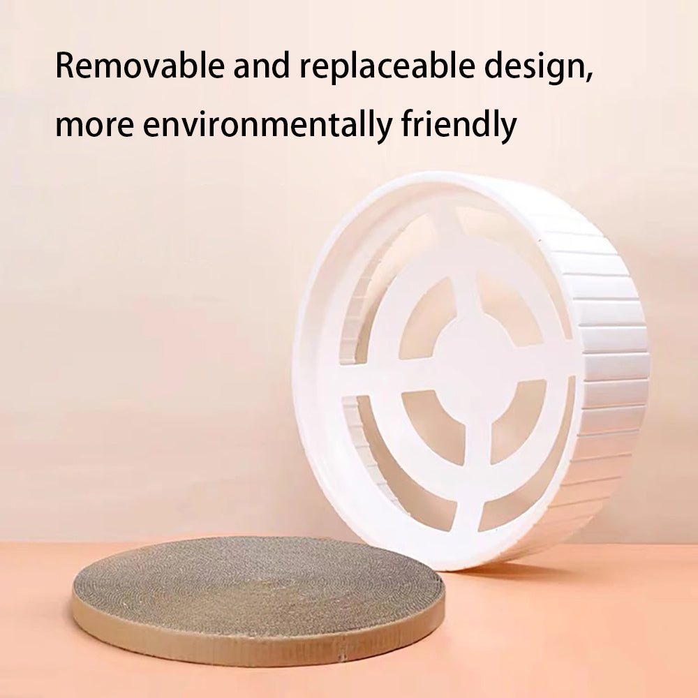 "Round Cat Scratch Plate – Durable Pet Scratching Pad for Cats"