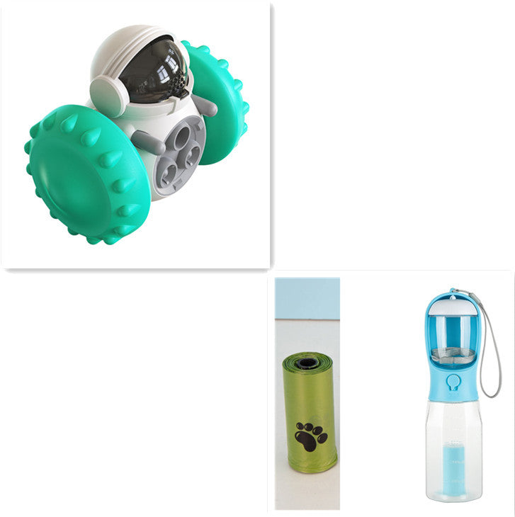 "Interactive Slow-Feed Balance Car Toy – Multifunctional Smart Feeding Toy for Cats & Dogs"