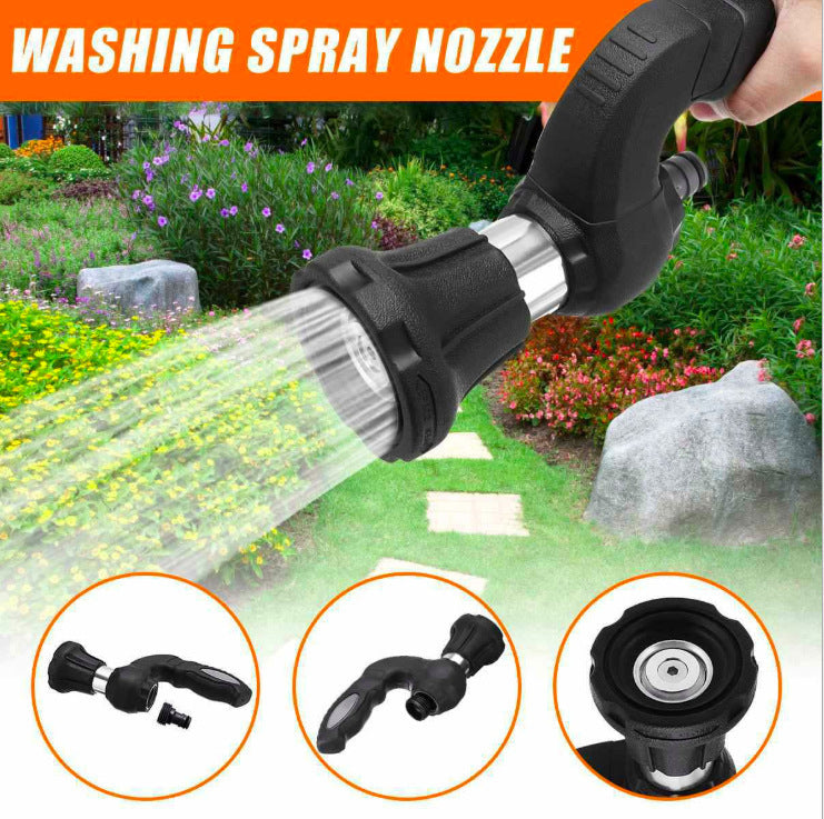 "Mighty Power Hose Blaster Nozzle – High-Pressure Lawn, Garden & Car Washing Sprayer"