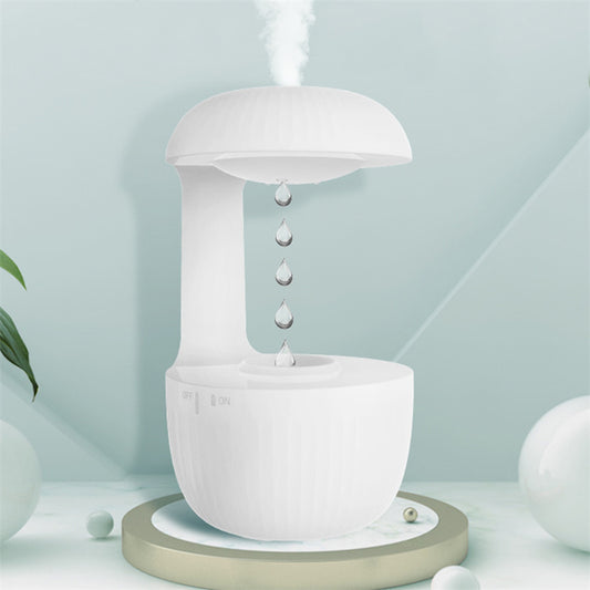 "Anti-Gravity Air Humidifier – Silent Cool Mist Maker with Levitating Water Drops for Relaxation & Fatigue Relief"