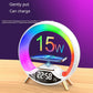 "O Light 3-in-1 Wireless Charging Station with Bluetooth Speaker & LED Night Light – Multifunctional Desk & Bedside Lamp"