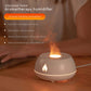 "Flame Humidifier & Aromatherapy Diffuser – 7-Color LED Light, 130ML USB Essential Oil Diffuser for Home & Room Fragrance"