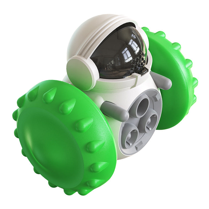 "Interactive Slow-Feed Balance Car Toy – Multifunctional Smart Feeding Toy for Cats & Dogs"