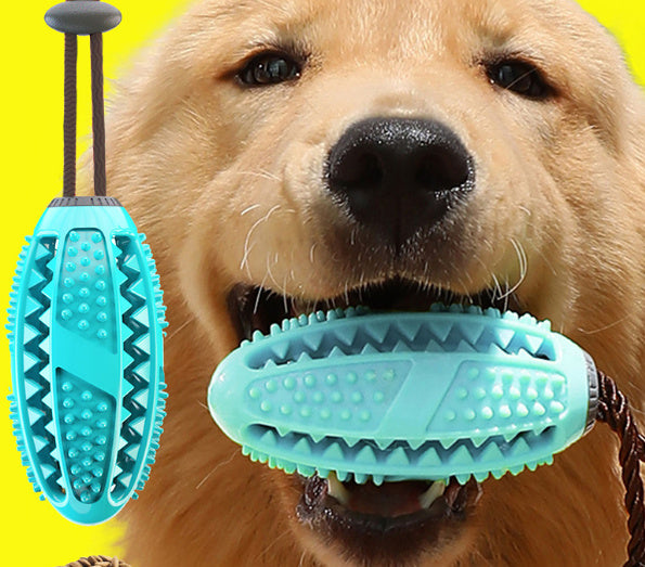 "Silicone Suction Cup Dog Tug Toy – Interactive Chew Ball for Tooth Cleaning & Play"