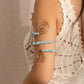 "Gravel Beaded Adjustable Opening Bracelet"